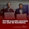 ISTCRE suscribe convenio con GAD de Rumiñahui
